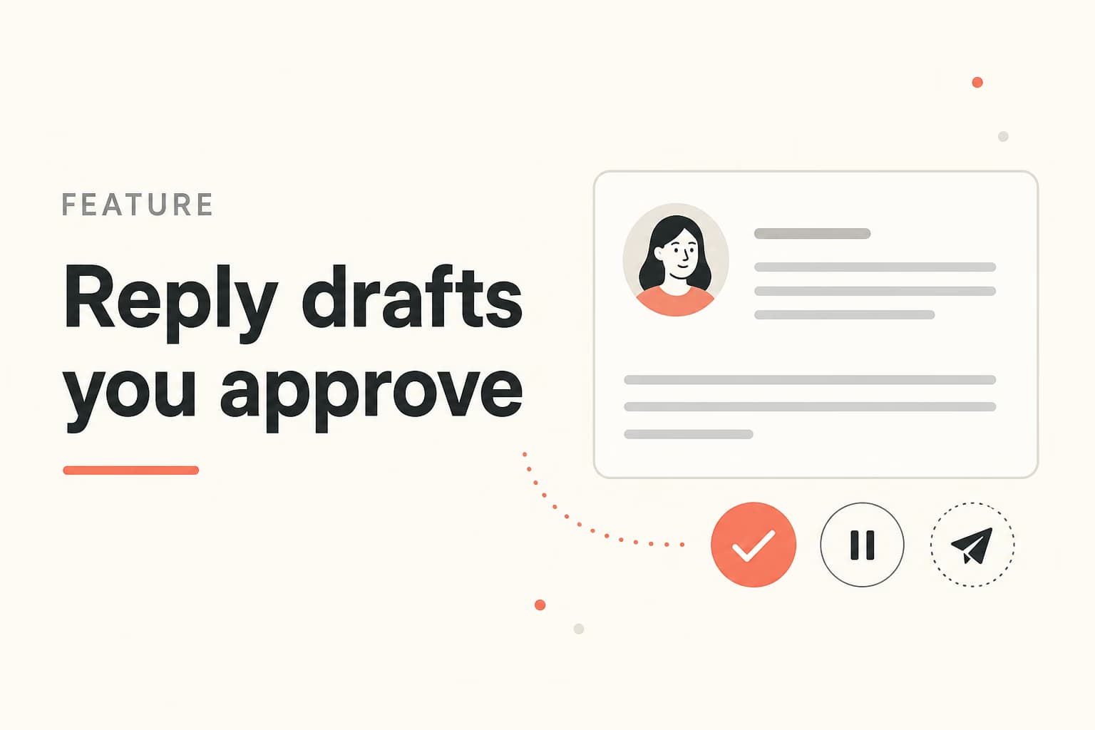 reply drafts illustration for ReachLoop